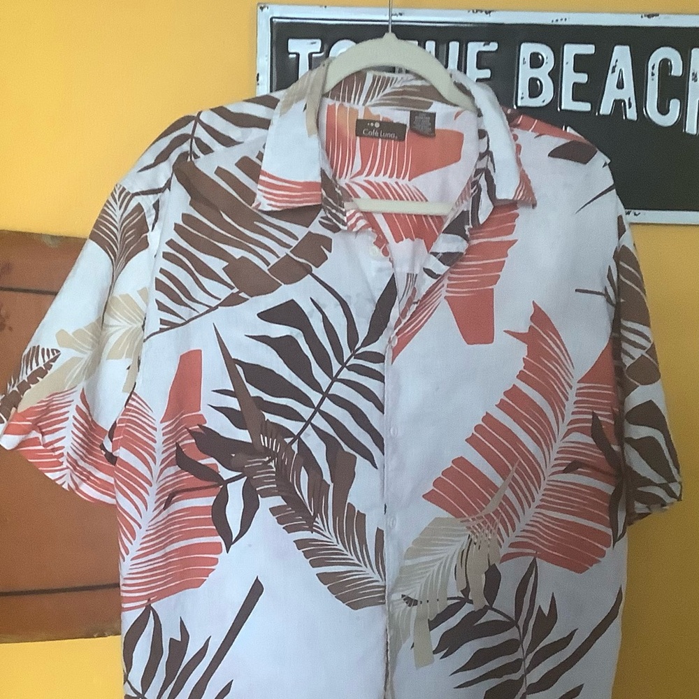 Café Luna men's shirt short sleeve XL.